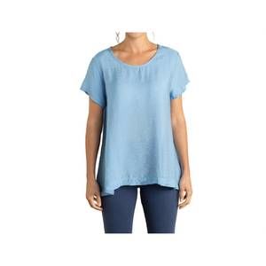 NEW CUT LOOSE women's cap sleeve swing top in poolside